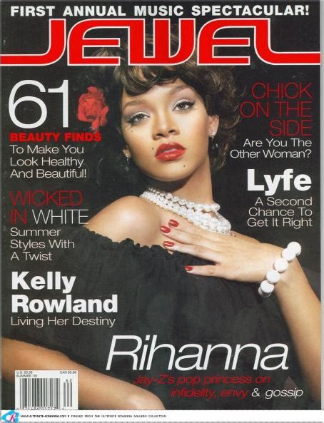 Rihanna Jewel Magazine Summer Issue 2006 Famousfix