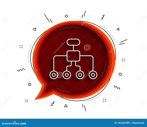 Restructuring Line Icon Business Architecture Sign Vector Stock