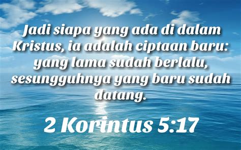 Renungan Back To Bible Hidup Sebagai Ciptaan Yang Baru