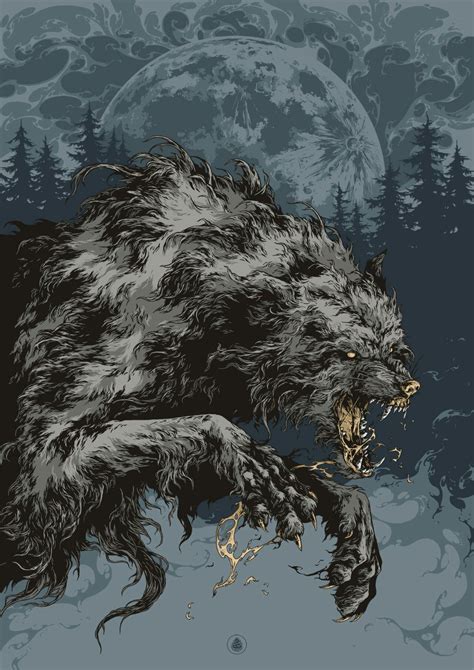 Rabid Werewolf Creature Design Creature Art Dark Fantasy Art Dark