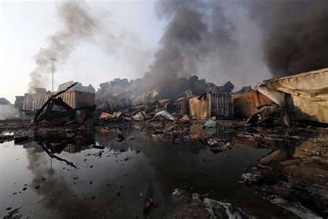Tianjin China Explosion Witness The Aftermath Time