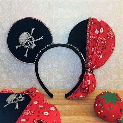 pirate mickey ears disney ears pirate mickey ears headband etsy diy mickey ears disney ears