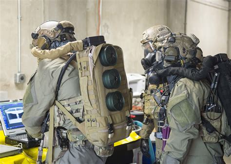 Eod Techs Assigned To Eod Mobile Unit 12 Conducting A Chemical Response