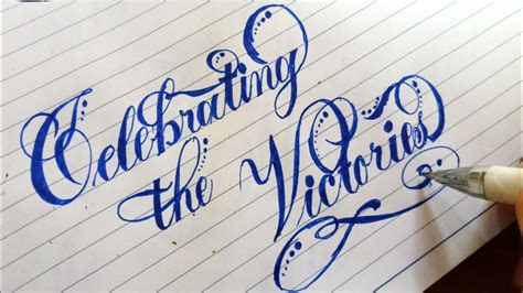 How To Write Calligraphy Cursive Handwriting Calligraphy Fancy