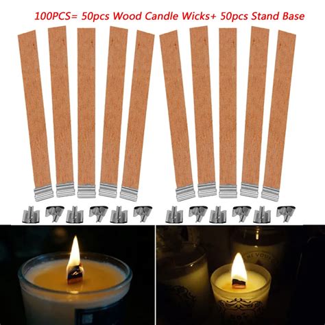 Diy Candle Wick Wood Wooden Wicks Wooden Wick Candles Candles