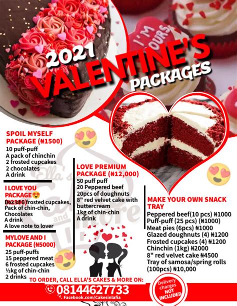 Valentines Package Sales Flyer Template Postermywall