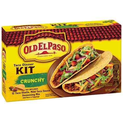 Old El Paso Dinner Kit Crunchy Tacos 12ct 88oz Box Garden Grocer