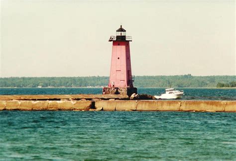 Als Lighthouses Michigan Manistique East Breakwater Lighthouse