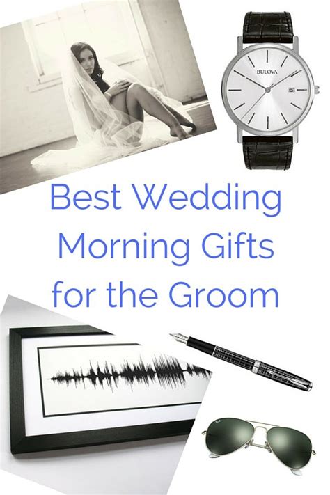 Leave out the wad of tissues rolled up in a his pocket, and go the classy route with a. 62 Best Wedding Morning Gifts for the Groom | Wedding ...