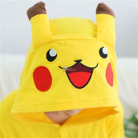 Pikachu Onesie Pajamas For Adult And Teens Short Sleeve Summer
