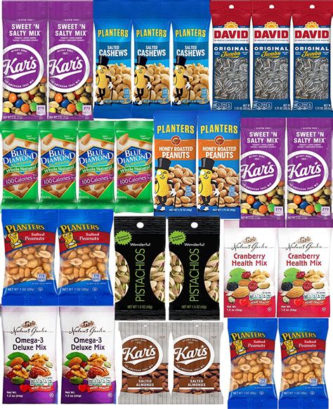 Nuts Snack Packs Mixed Nuts And Trail Mix Individual