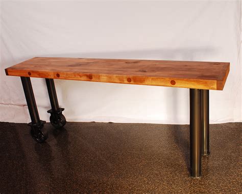 See our solid wood countertops and order yours today! Custom Made Butcher Block Console Table by Larue ...