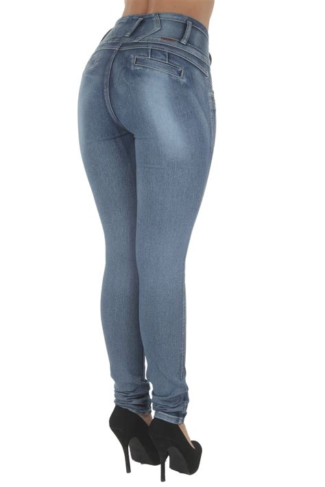 Plus Size Butt Lifting Levanta Cola High Waist Sexy Skinny Jeans