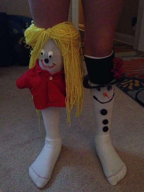 Crazy Sock Day Winner Frosty And Karen Wacky Socks Silly Socks