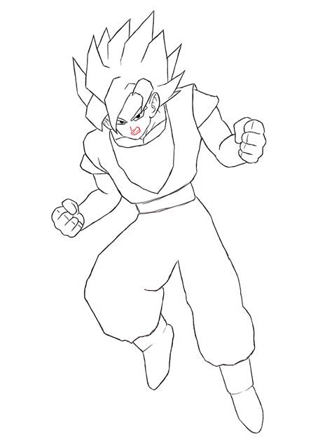 Goku Drawing Easy At Getdrawings Free Download
