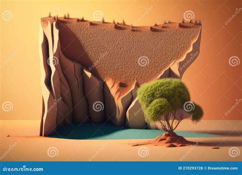 Landscape Deforestation Concept Banner Cartoon Style Vector