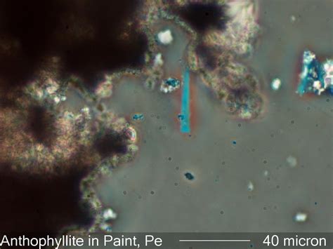 One way to cover popcorn ceiling is with gypsum board ceiling panels. Anthophyllite Under the Microscope