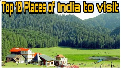 Top 10 Most Beautiful Places Of India Youtube