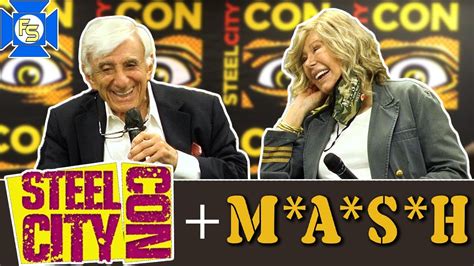 mash panel with loretta swit and jamie farr steel city con june 2021 youtube