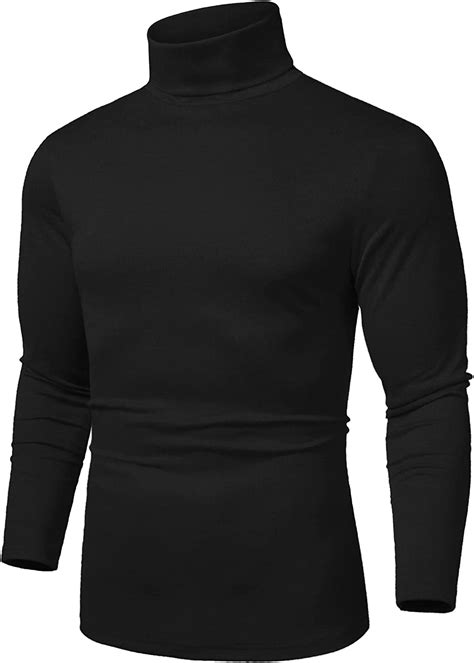 Coofandy Men S Slim Fit Basic Turtleneck T Shirts Casual Knitted Pullover Sweaters At Amazon Men