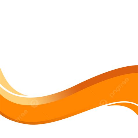 Orange Curves Shapes Curves Shape Curve Png Transparent Clipart
