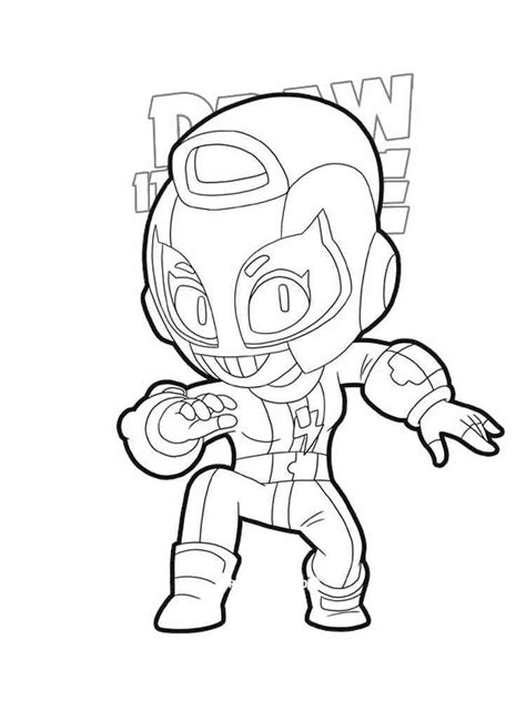 Max Brawl Stars Coloring Pages