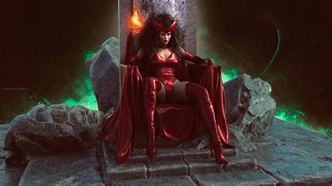 X Scarlet Witch Power K Cosplay X Resolution Hd K