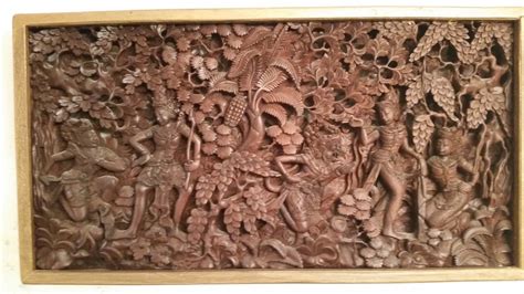 Indonesian Wood Carving 27x145 Instappraisal