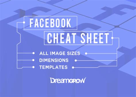 Facebook Cheat Sheet All Image Sizes Dimensions And Templates 2021