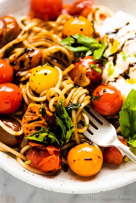 Fresh Summer Spaghetti 20 Minute Recipe The Endless Meal