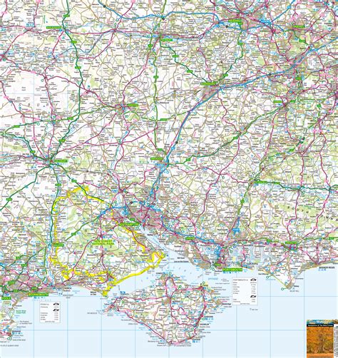 Where Is Hampshire And The New Forest Free Map Including Southampton