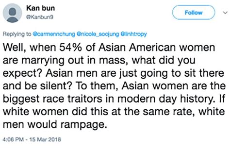 when asian women are harassed for marrying non asian men