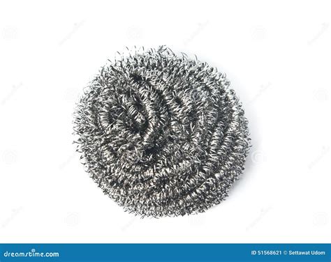 Steel Wool Dishwashing Stock Image Image Of Kitchen 51568621