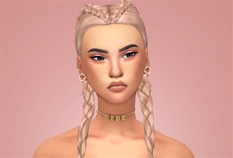 Sims 4 Cc Hair Braids Alienlena