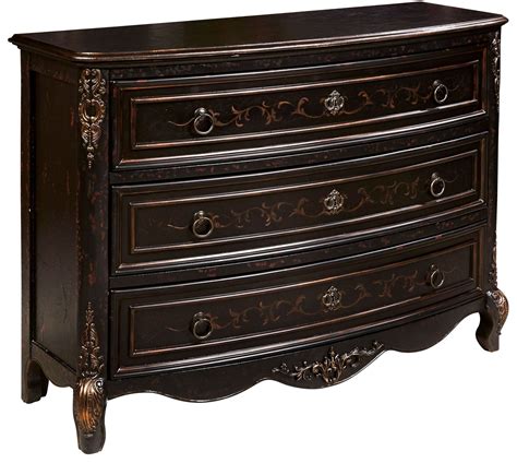 Hand Painted 3 Drawer Accents Chest From Pulaski P017046 Coleman