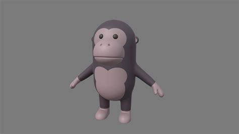 Gorilla Character Buy Royalty Free 3d Model By Bariacg Dd4d6dc