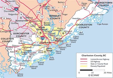 Quantitative Map Of Charleston Maps Of Charleston Sc Historical And