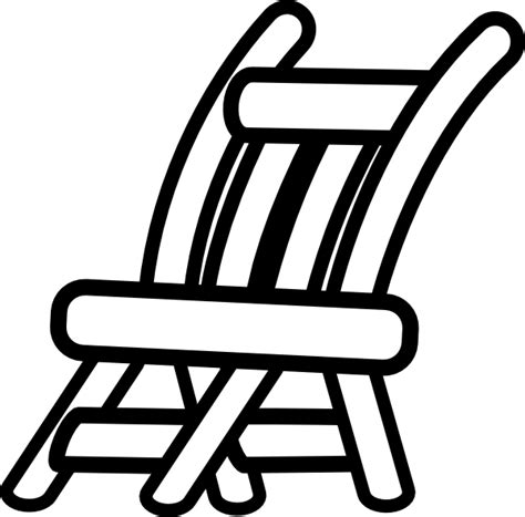 Chair Outline Clip Art At Vector Clip Art Online Royalty