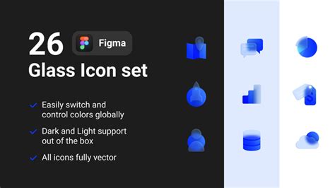 26 High Quality Glass Icon Pack