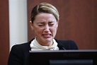 Critican a Amber Heard 'por posar' llorando para las fotos en juicio ...