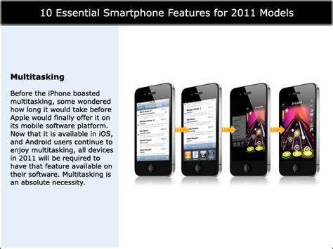 10 Essential Smartphone Features For 2011 Models Mobile And Wireless