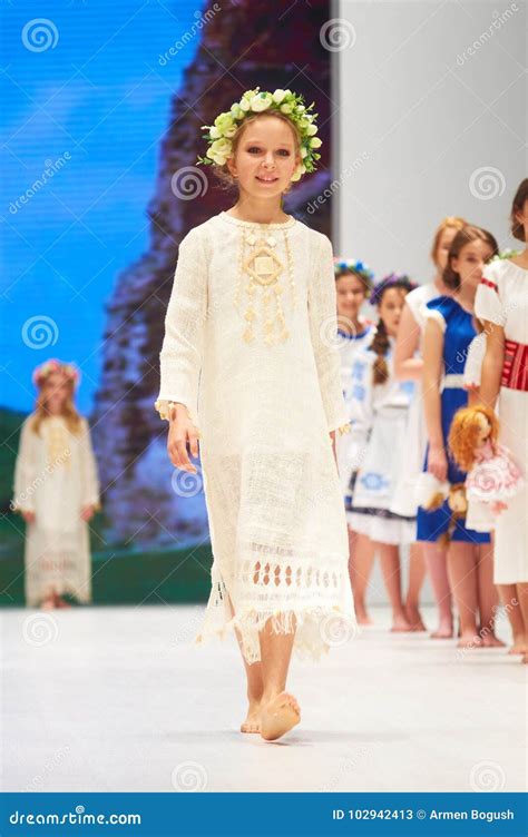 Kid`s Fashion Day During Belarus Fashion Week On October 29 2017 In