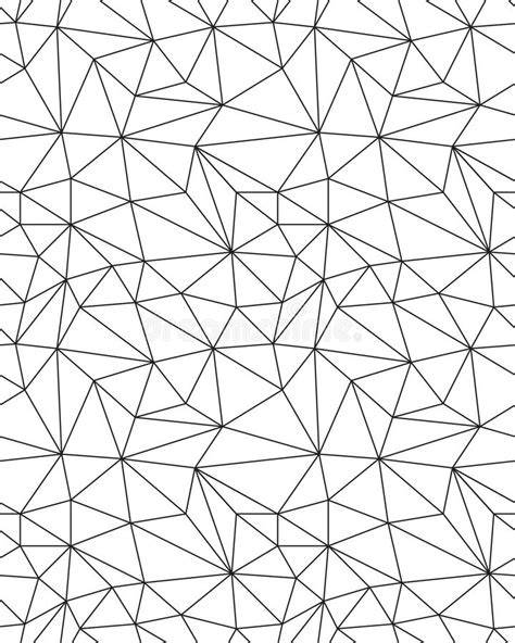 Seamless Polygonal Pattern Background Stock Illustration Illustration