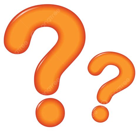 Vector Orange Question Mark Mark Answers Icon Vector Mark Answers