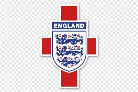 White And Blue England Logo England National Football Team Three Lions