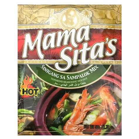 Mama Sitas Sinigang Sa Sampalok Hot Mix 50g Grocery From Kuyas