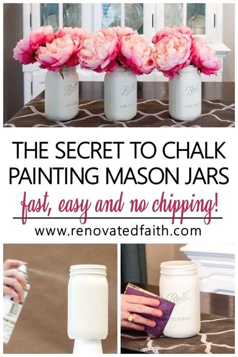 The Best Guide To Chalk Paint Mason Jars Easy Mason Jar Crafts Diy