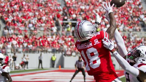 Ohio State Buckeyes Wr Marvin Harrison Jr A 99 Overall In New College Football Video Game