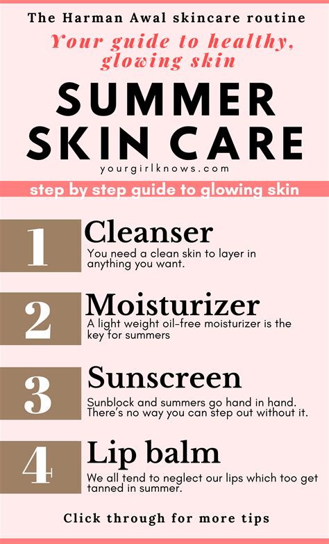 Your Easy Guide To Summer Skincare Routine Your Girl Knows Summer