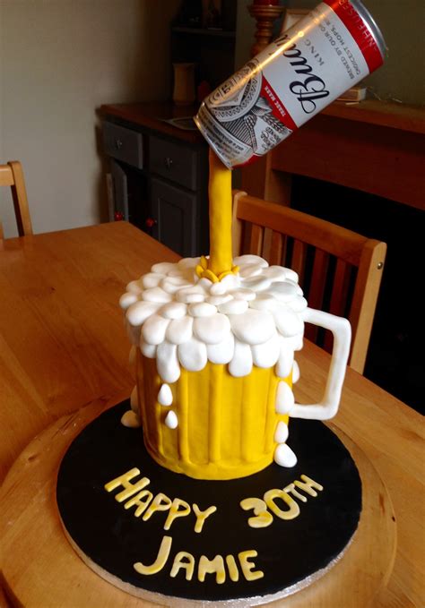 Beercake Birthday Beer Cake Budweiser Cake Beer Cake